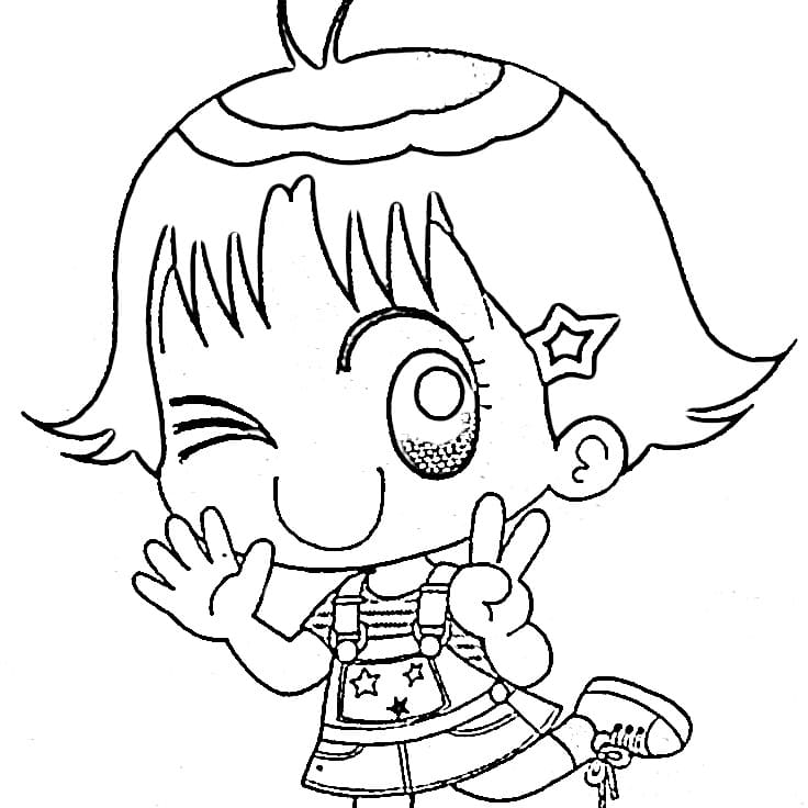 Coloriage Miiko de Anime Kocchi Muite Miiko Coloriage Miiko de Anime Kocchi Muite Miiko