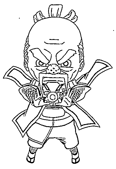 Coloriage Ônoki Chibi Coloriage Ônoki Chibi