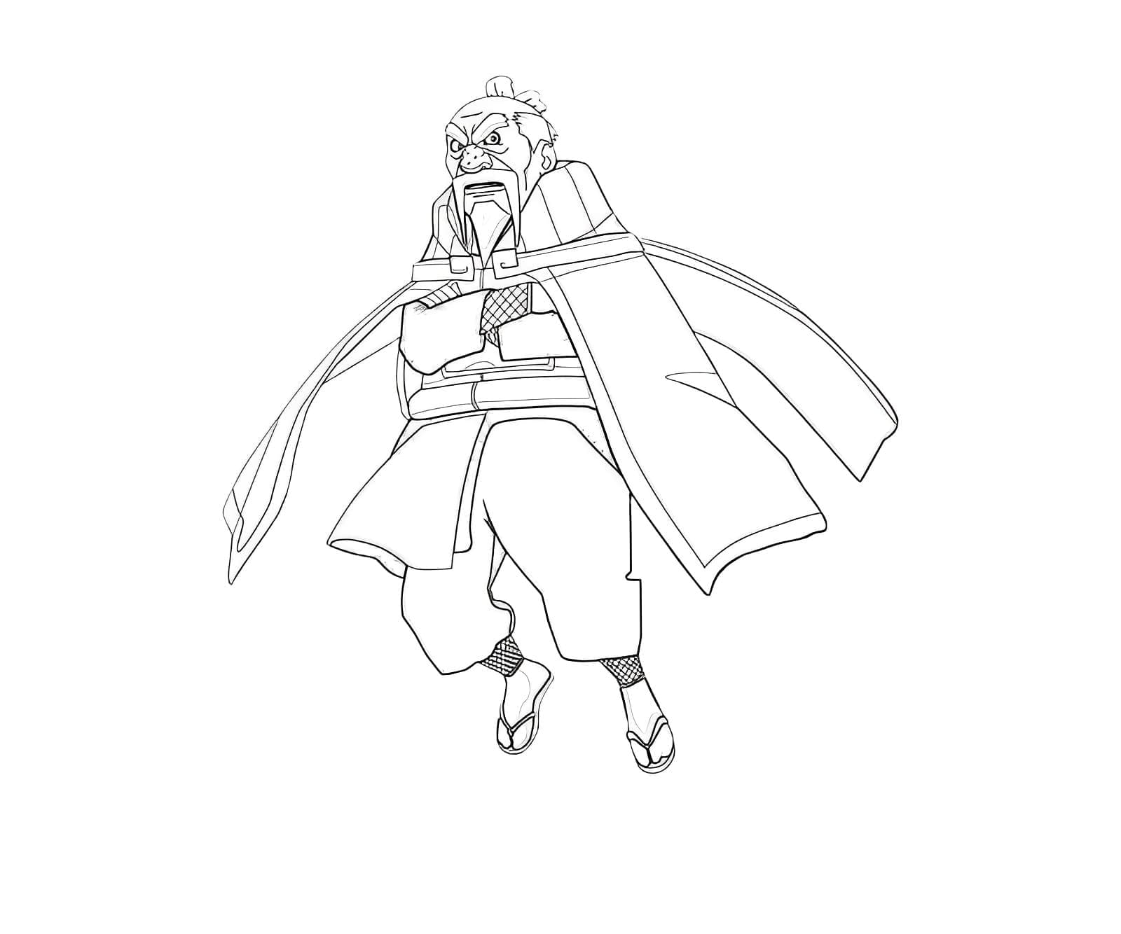 Coloriage Ônoki dans Anime Naruto Coloriage Ônoki dans Anime Naruto