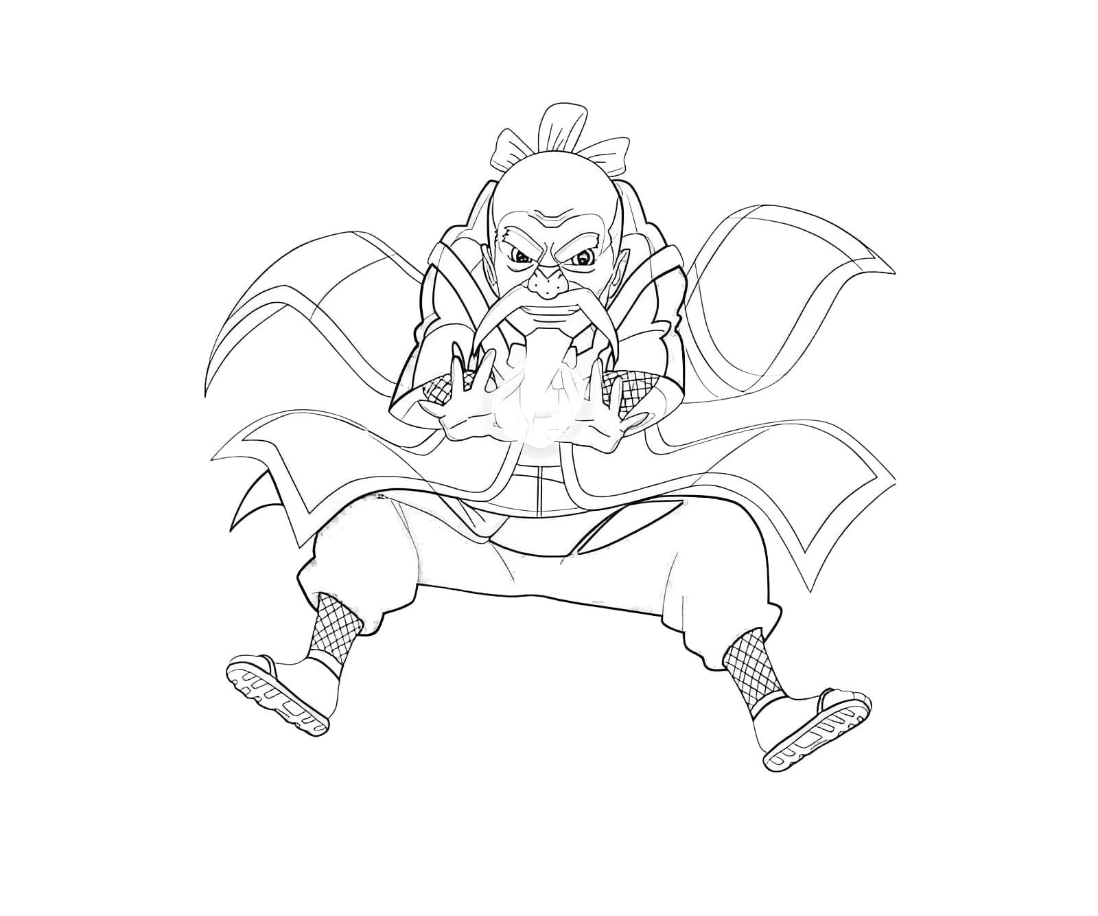 Coloriage Ônoki de Naruto Coloriage Ônoki de Naruto