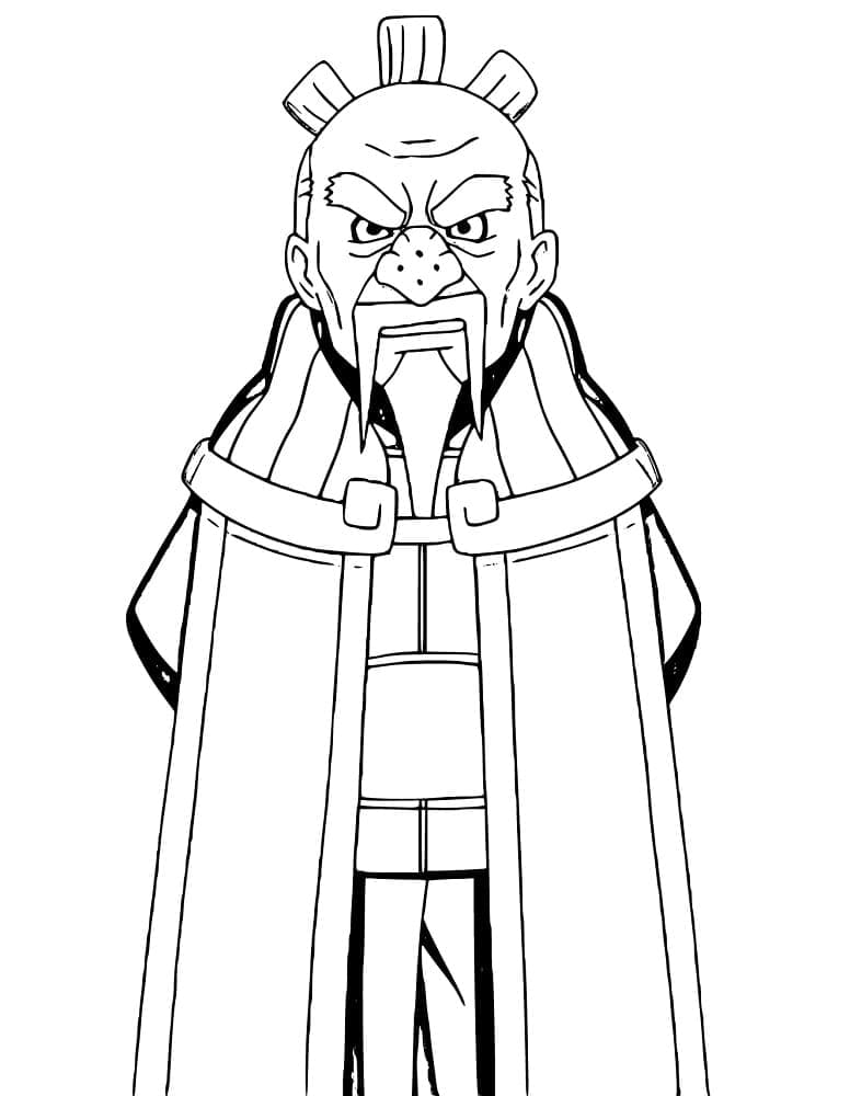 Coloriage Ônoki de Naruto Shippuden Coloriage Ônoki de Naruto Shippuden