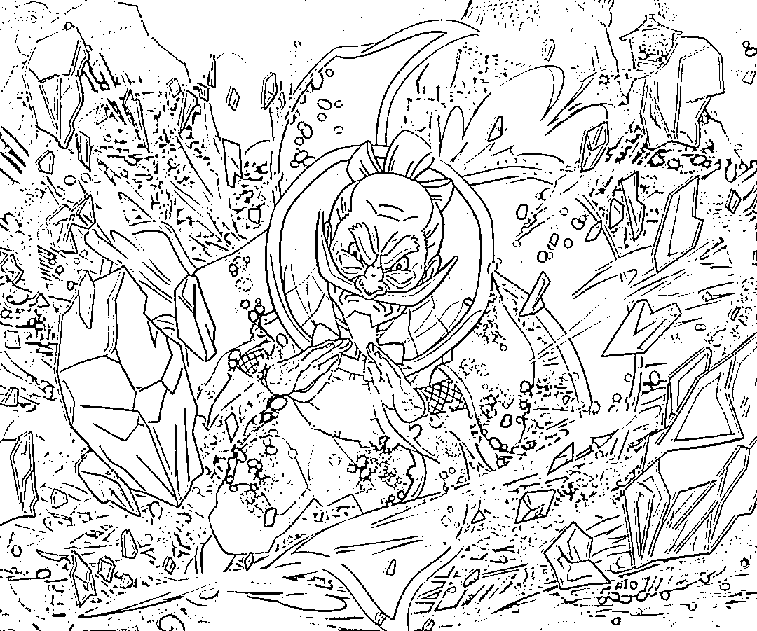 Coloriage Ônoki en combat Coloriage Ônoki en combat