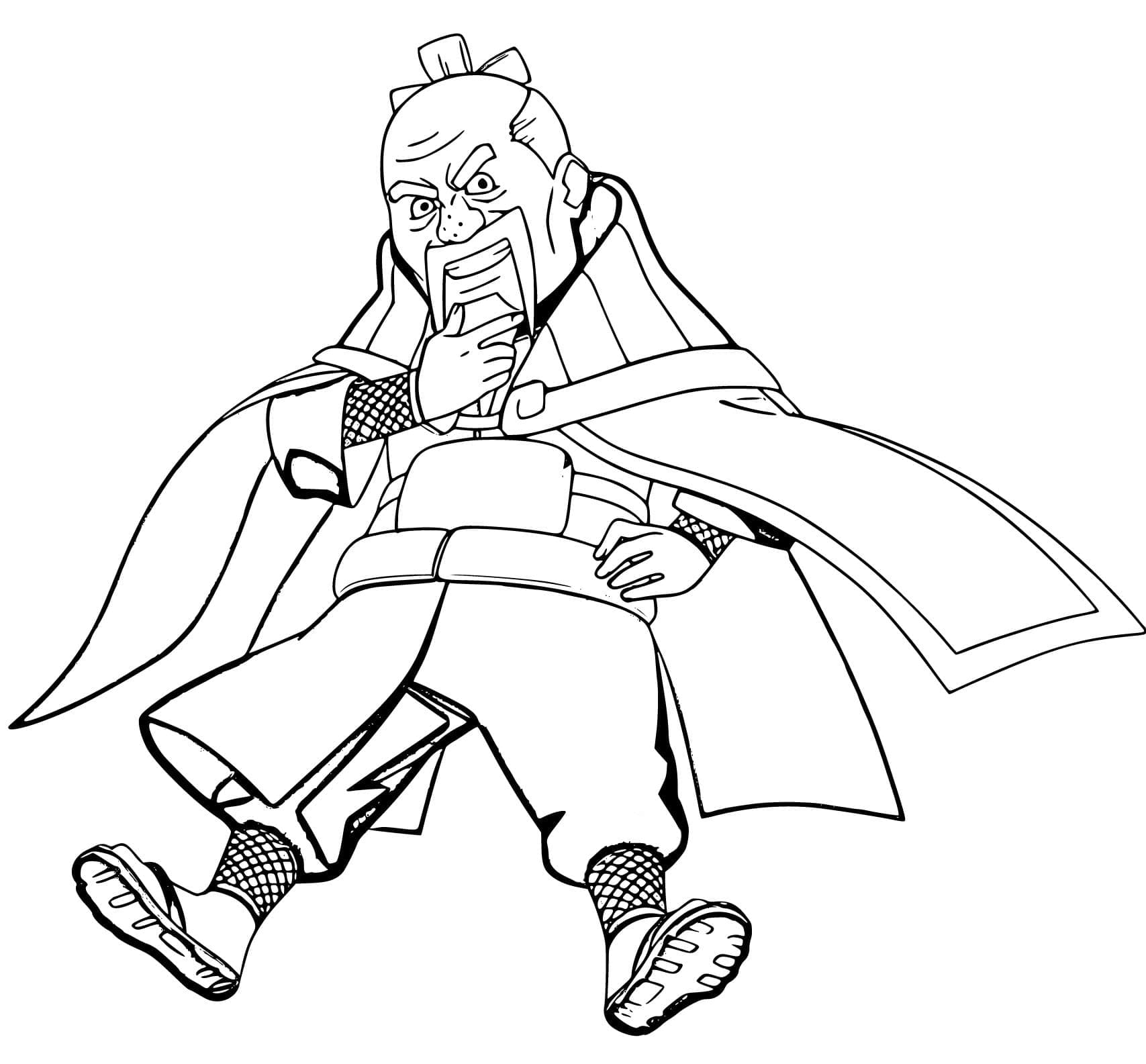 Coloriage Ônoki est cool Coloriage Ônoki est cool