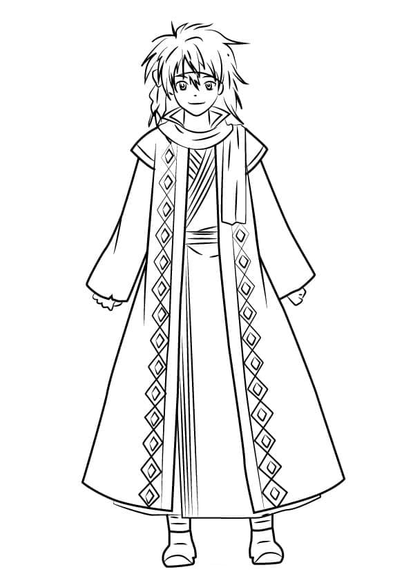 Coloriage Personnage de Princesse de l'aube Coloriage Personnage de Princesse de l'aube
