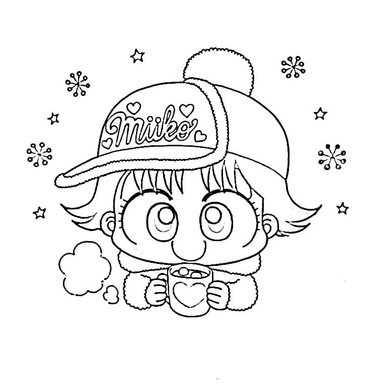 Coloriage Kocchi Muite Miiko