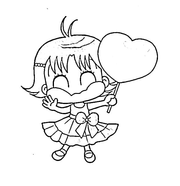 Coloriage Photo de Miiko Coloriage Photo de Miiko