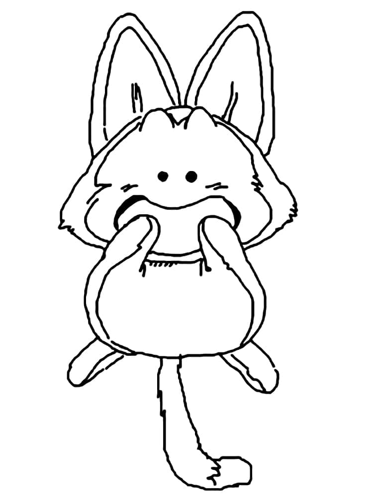 Coloriage Puar dans Anime Dragon Ball
