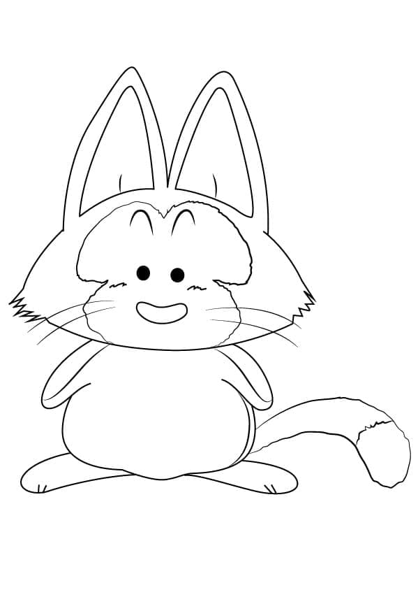 Coloriage Puar de Dragon Ball