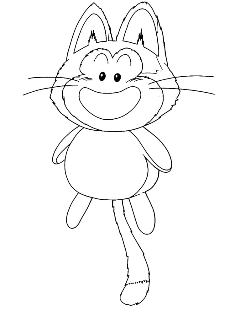 Coloriage Puar de Dragon Ball Z