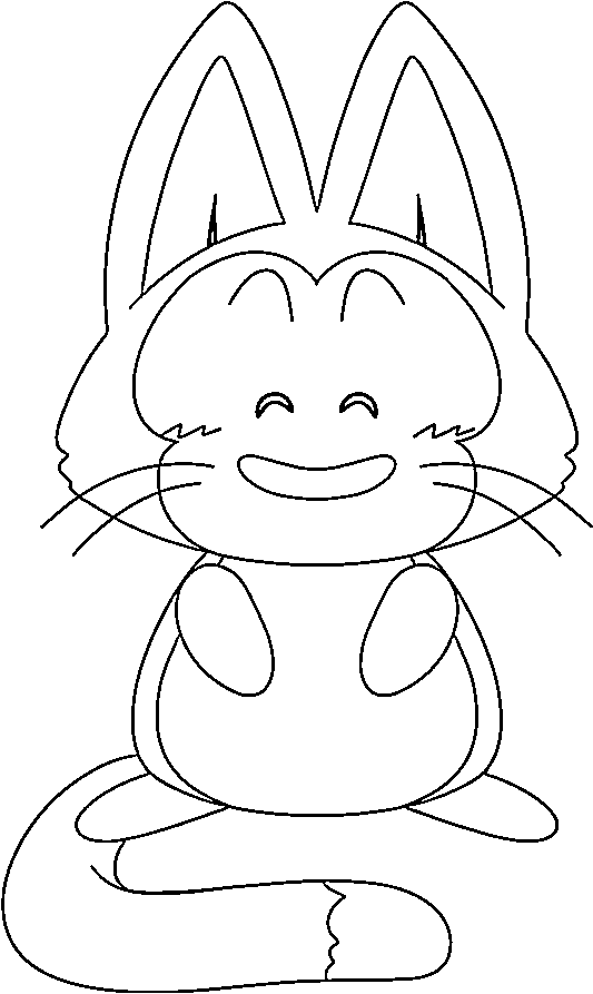 Coloriage Puar drôle