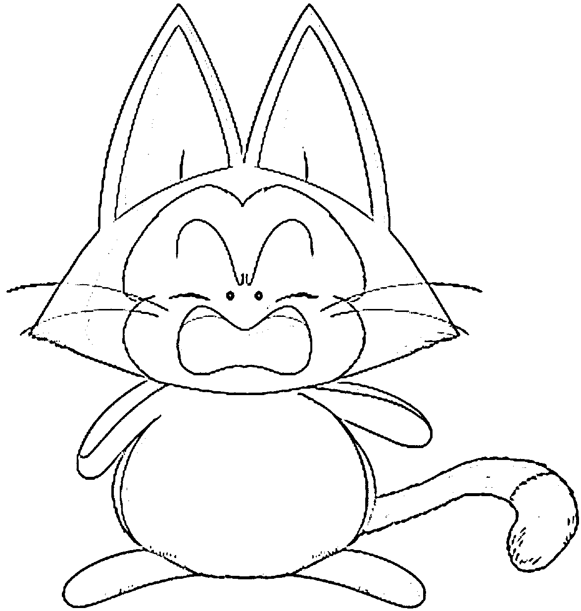Coloriage Puar en colère