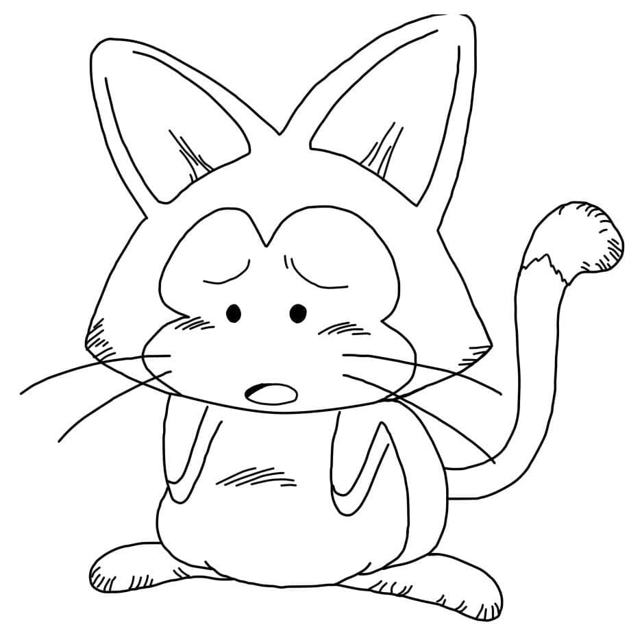 Coloriage Puar triste