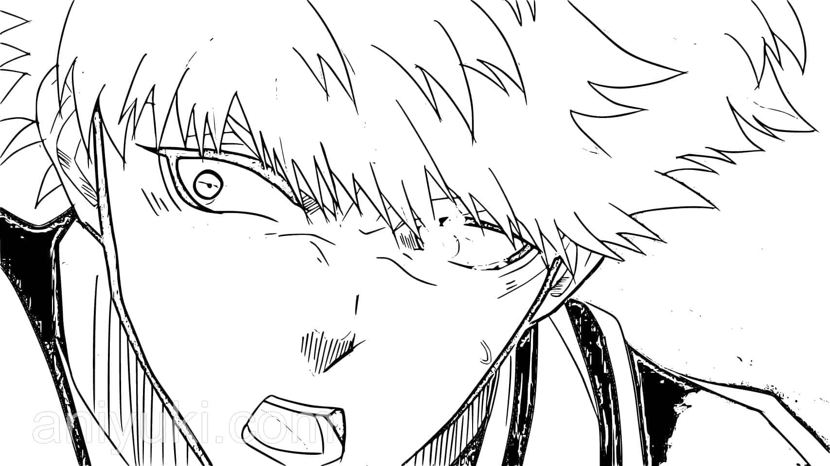 Coloriage Rensuke Kunigami de Anime Blue Lock