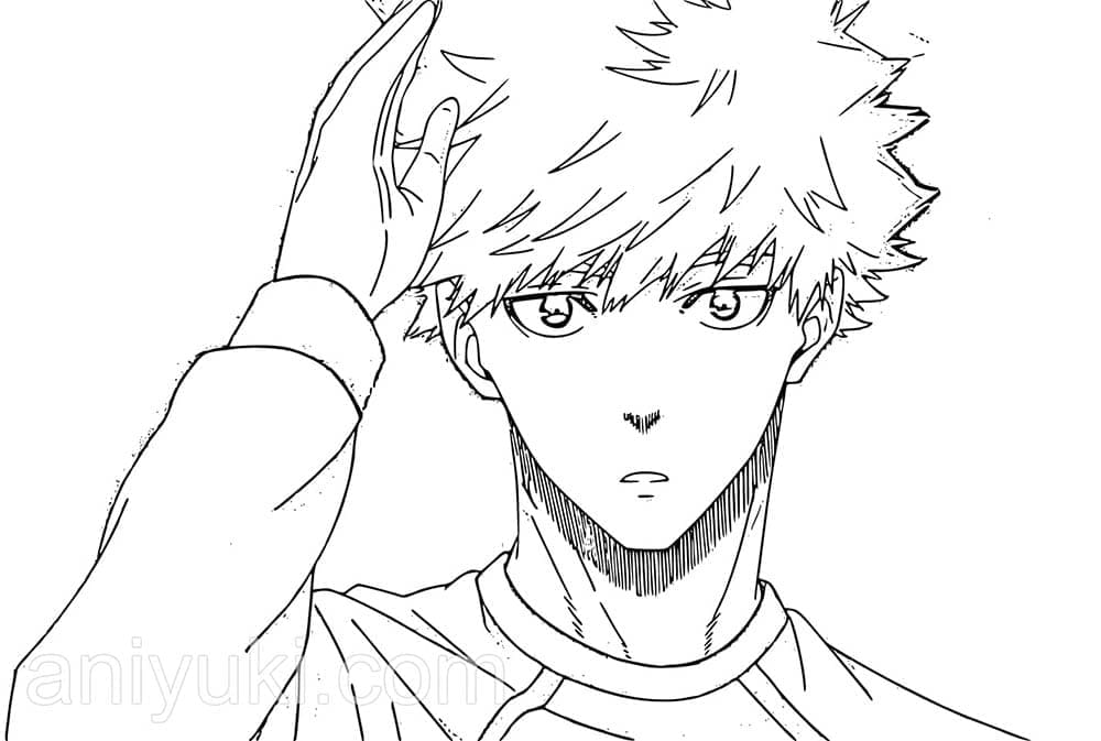 Coloriage Rensuke Kunigami