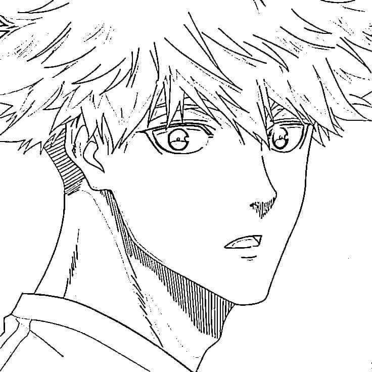 Coloriage Rensuke Kunigami imprimable gratuitement