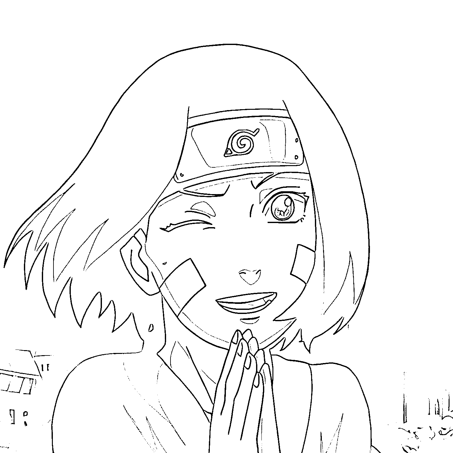 Coloriage Rin Nohara