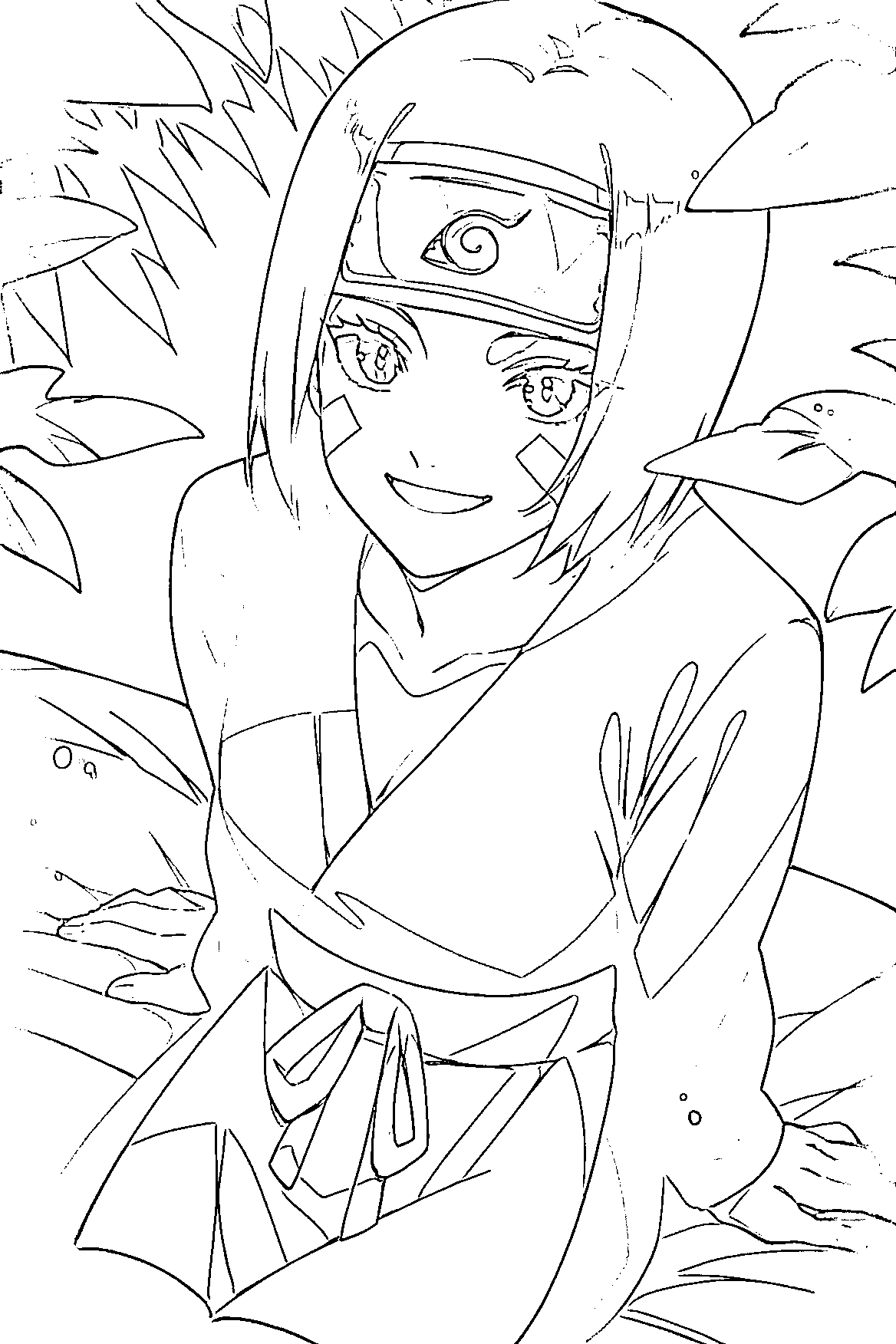 Coloriage Rin Nohara séance