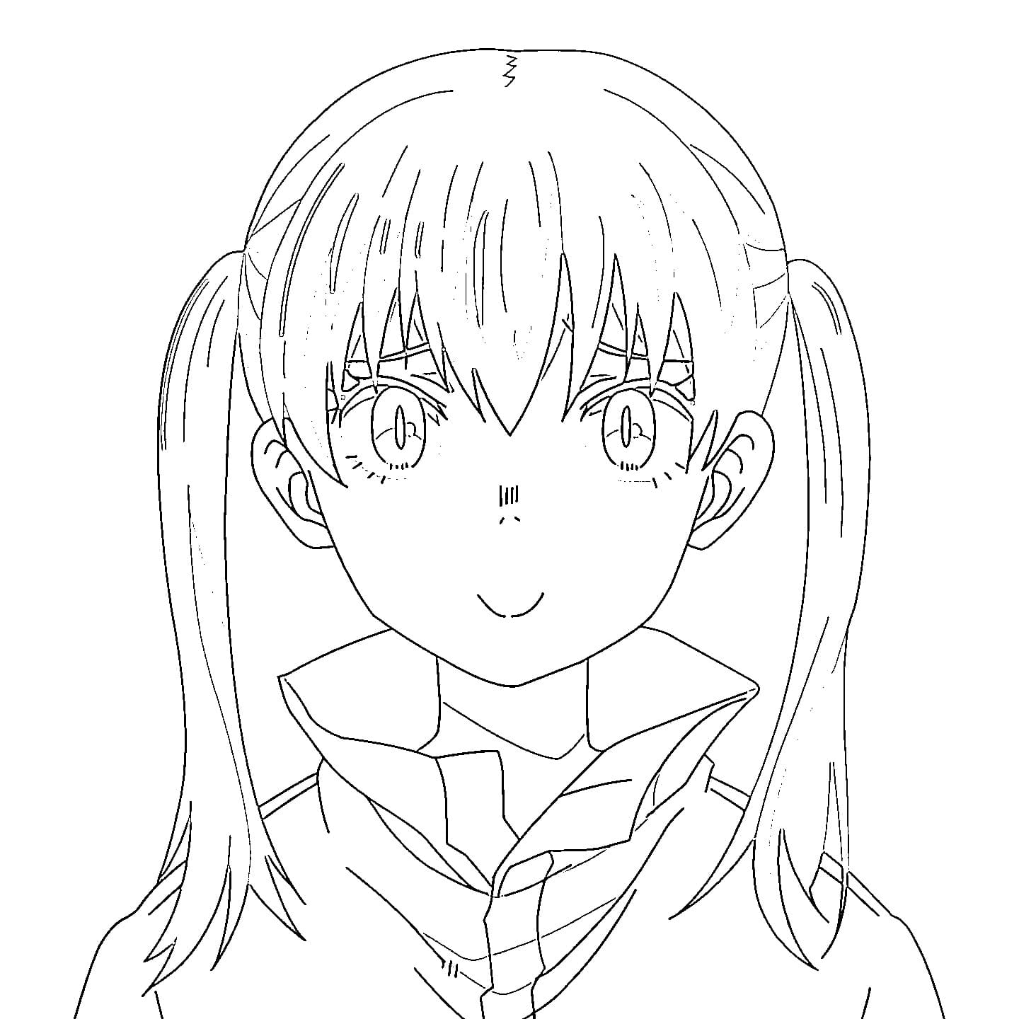 Coloriage Tamaki Kotatsu affronter