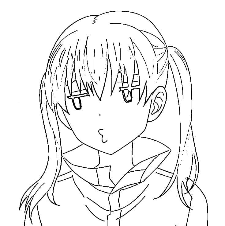 Coloriage Tamaki Kotatsu Anime Fire Force