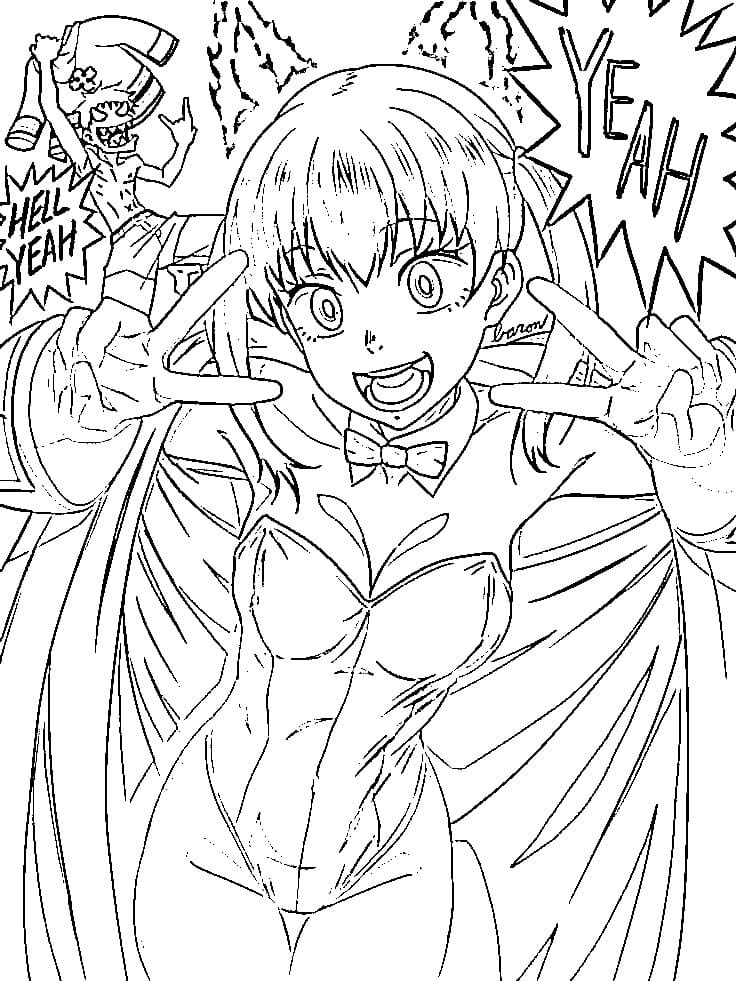 Coloriage Tamaki Kotatsu heureuse