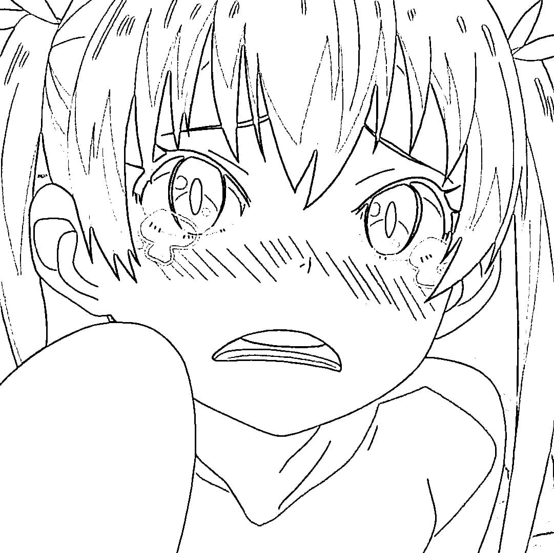 Coloriage Tamaki Kotatsu timide