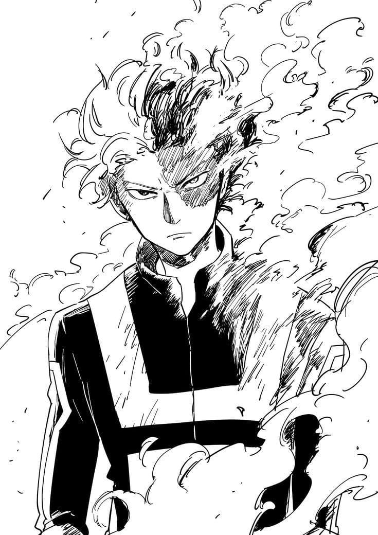 Coloriage Todoroki Shouto de My Hero Academia