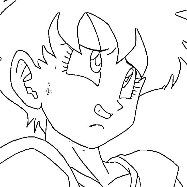 Coloriage Videl timide