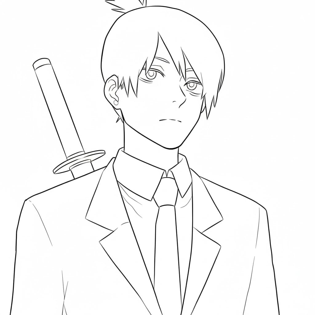 Coloriage Aki Hayakawa imprimable