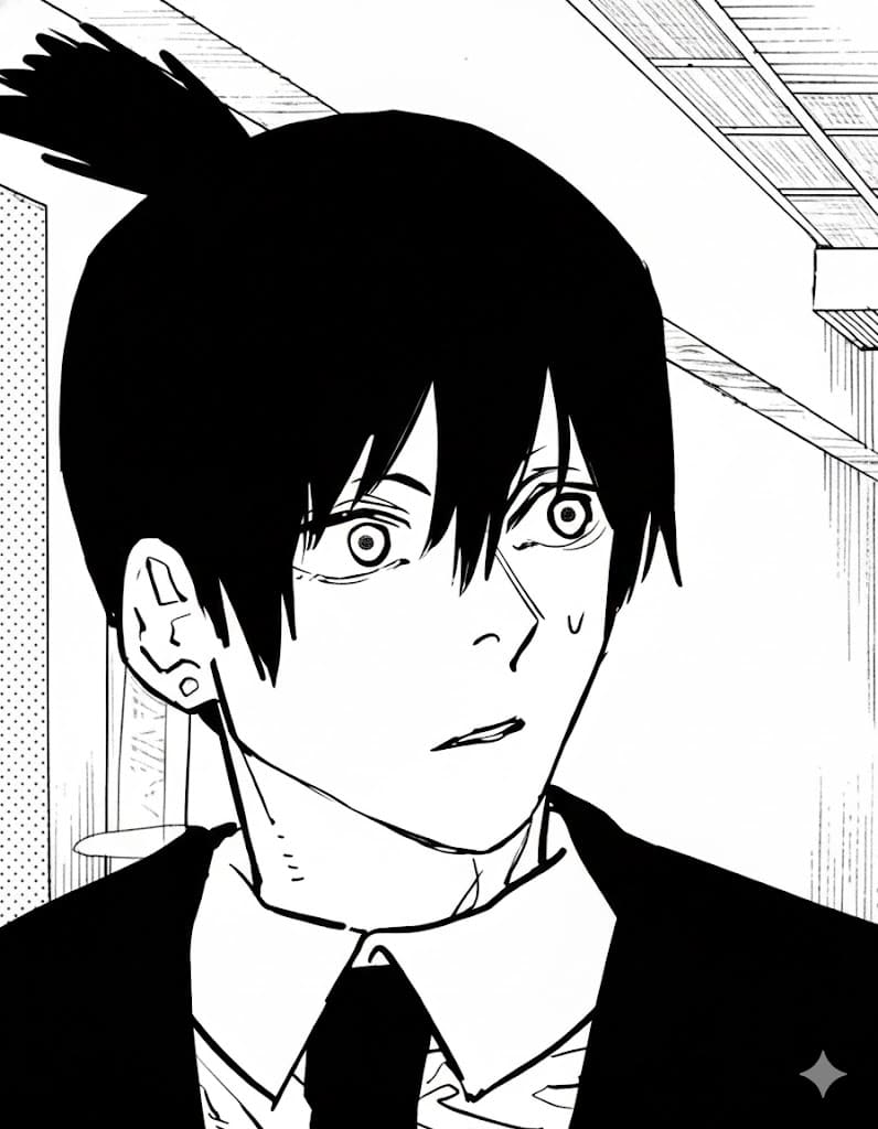 Coloriage Aki Hayakawa stupide