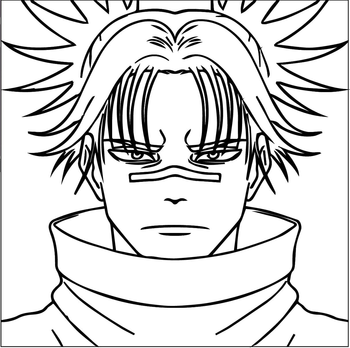 Coloriage Choso dans Anime Jujutsu Kaisen