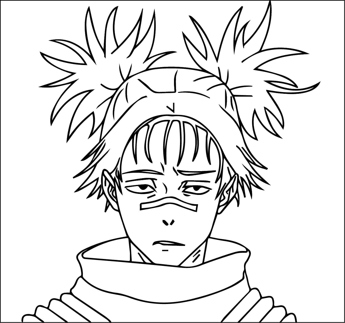 Coloriage Choso de Jujutsu Kaisen
