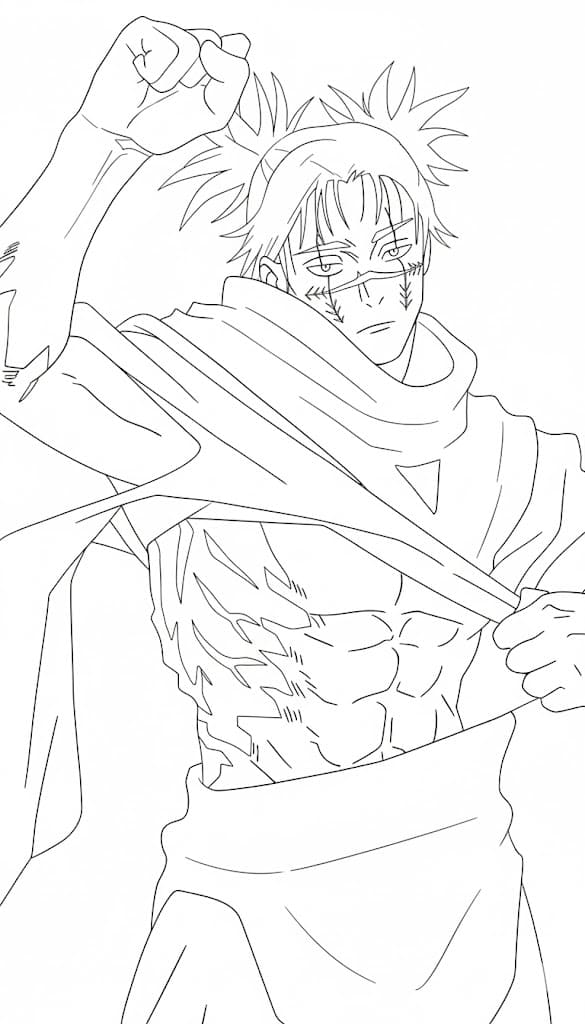 Coloriage Choso gratuit