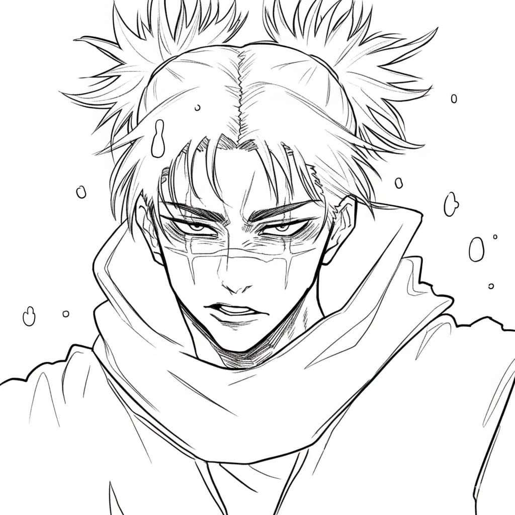 Coloriage Choso incroyable