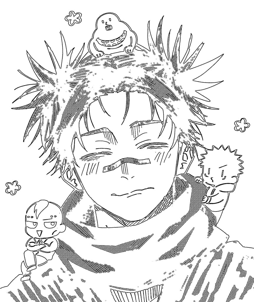 Coloriage Choso mignon