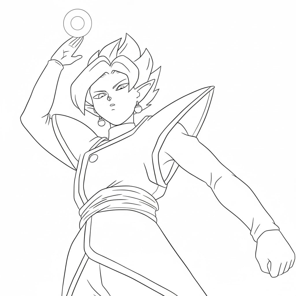 Coloriage Compétence Zamasu