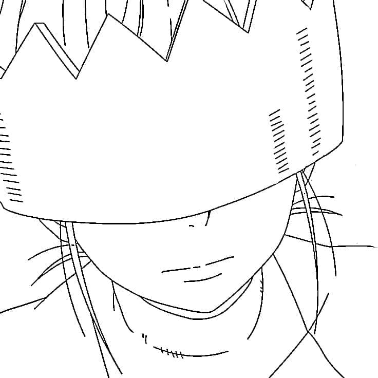 Coloriage Cool Haumea Fire Force