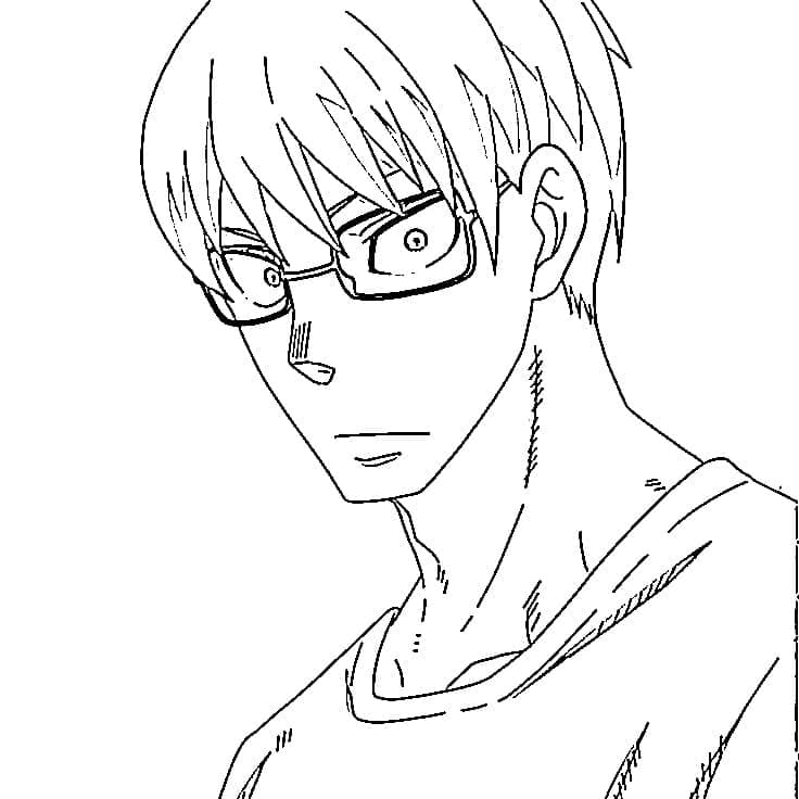 Coloriage Cool Takehisa Hinawa