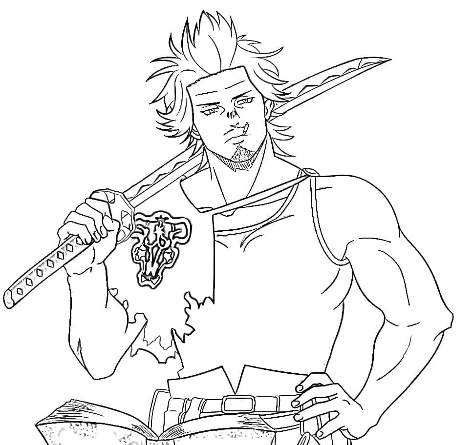 Coloriage Cool Yami Sukehiro