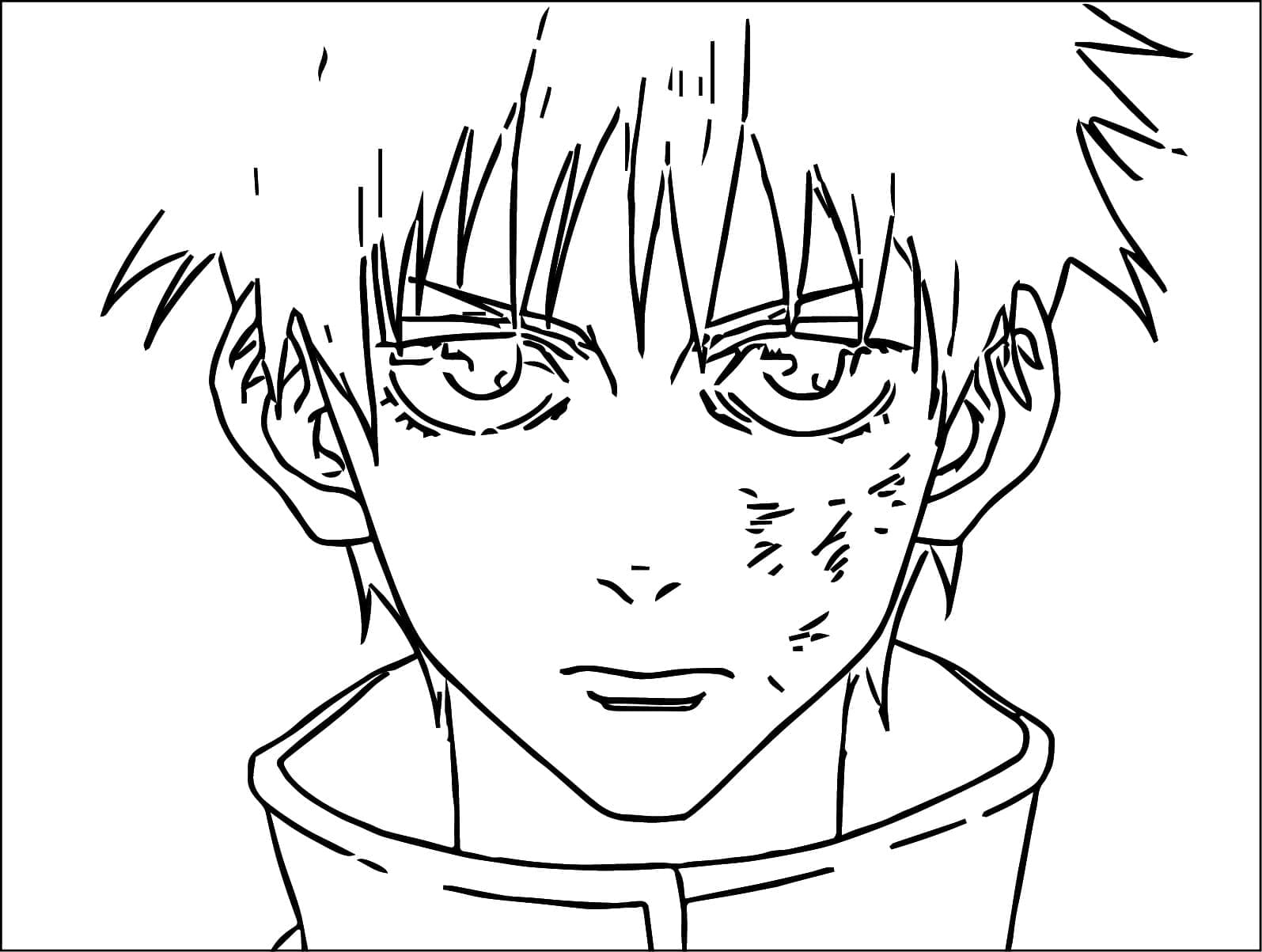 Coloriage Cool Yuta Okkotsu