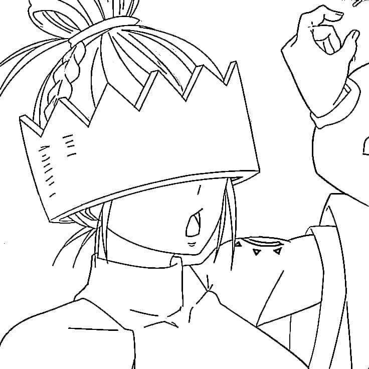 Coloriage Fire Force Haumea