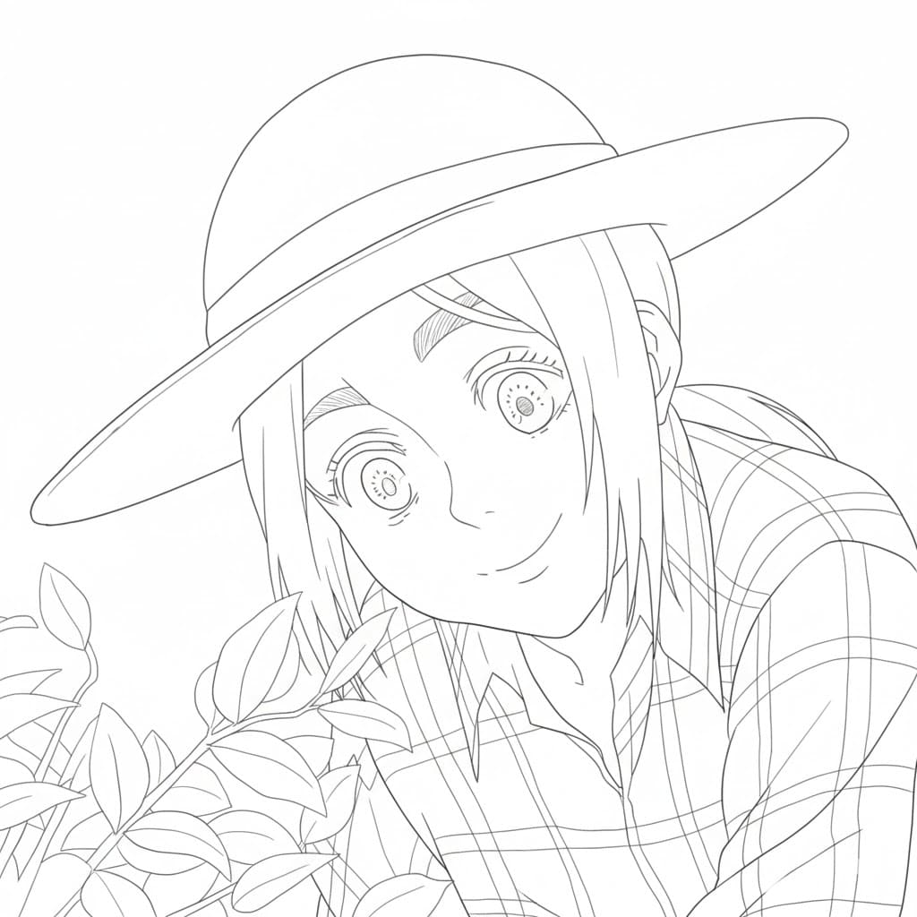 Coloriage Gaby Braun innocent