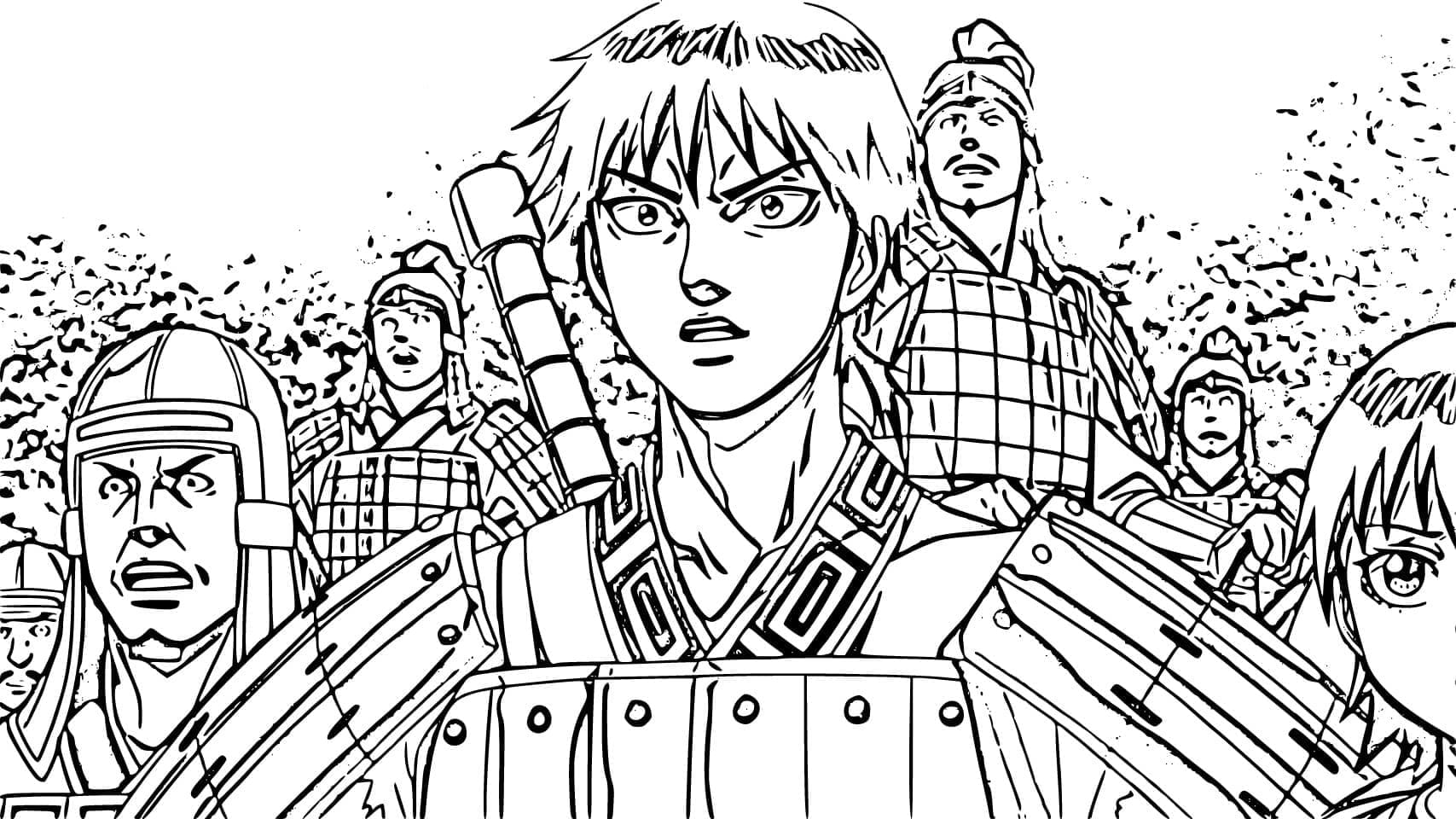 Coloriage Imprimable Anime Kingdom