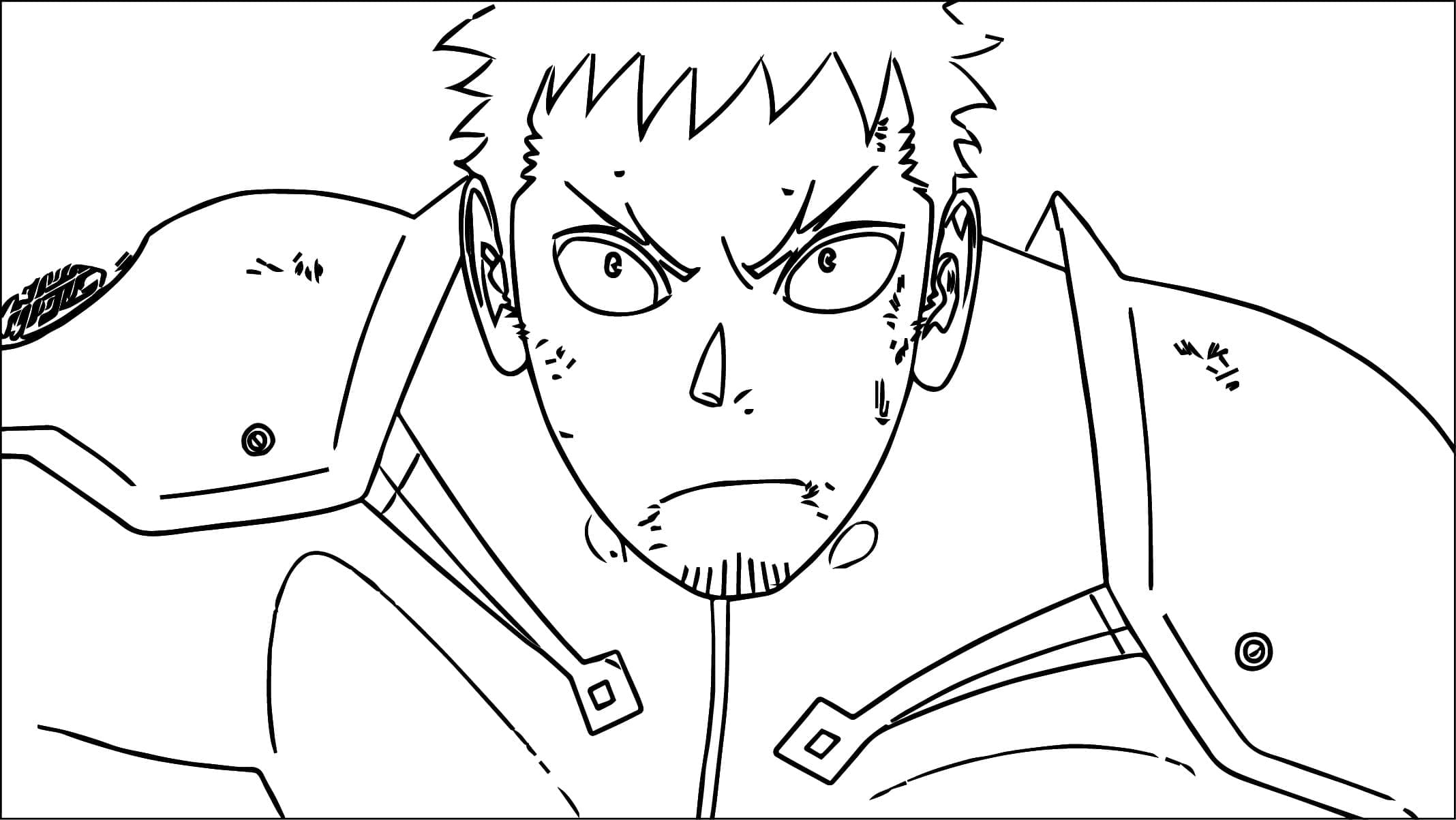 Coloriage Kafka Hibino Kaiju No 8