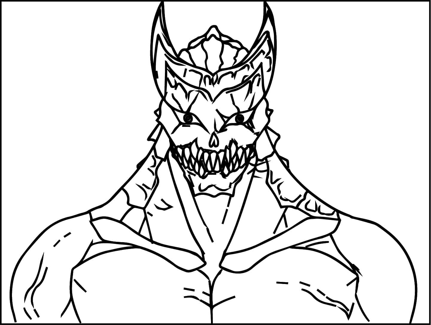 Coloriage Kaiju No 8 Anime