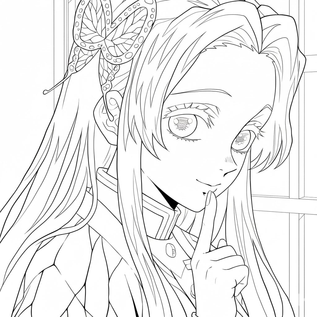 Coloriage Kanae Kocho
