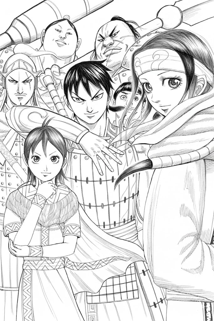 Coloriage Kingdom incroyable