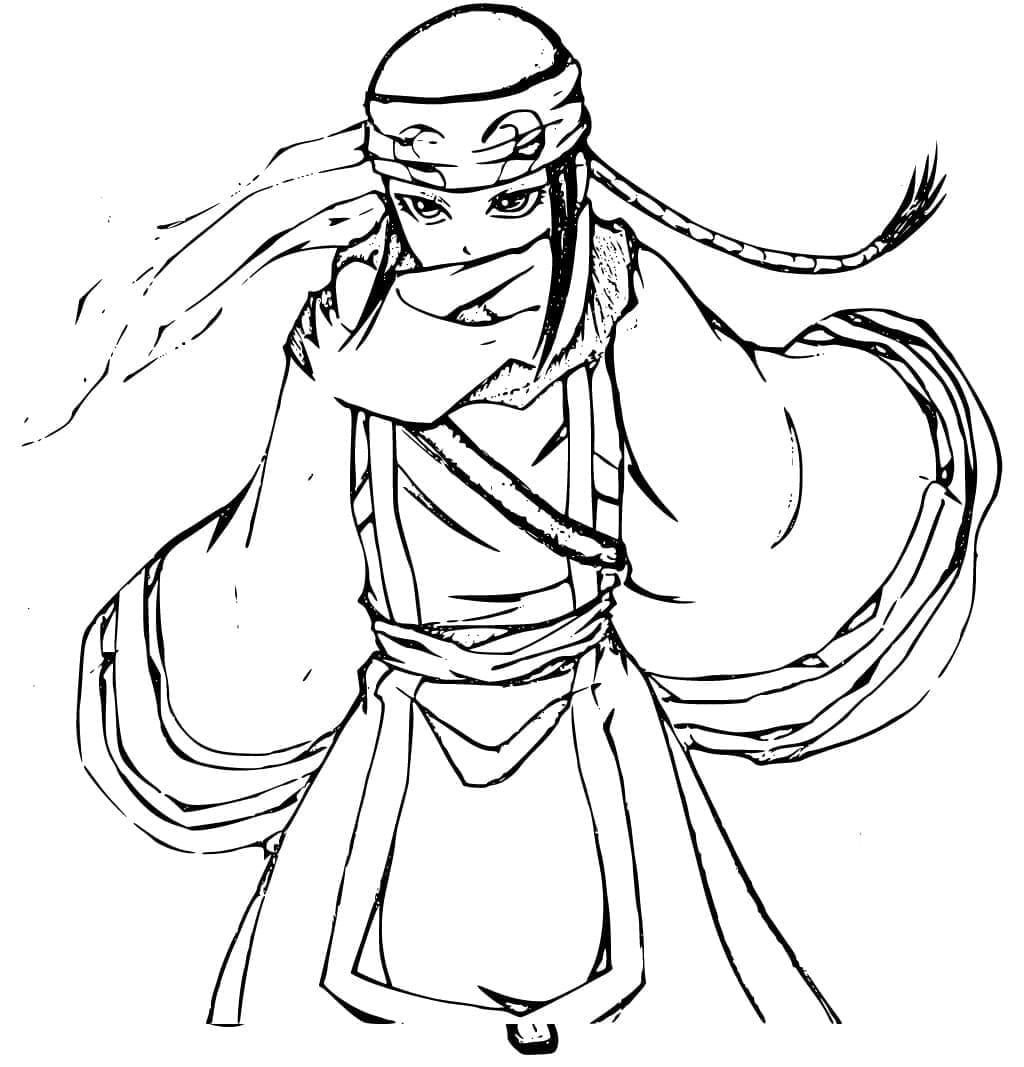 Coloriage Kyou Kai de Anime Kingdom