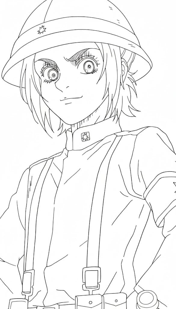 Coloriage Le pouvoir de Gaby Braun