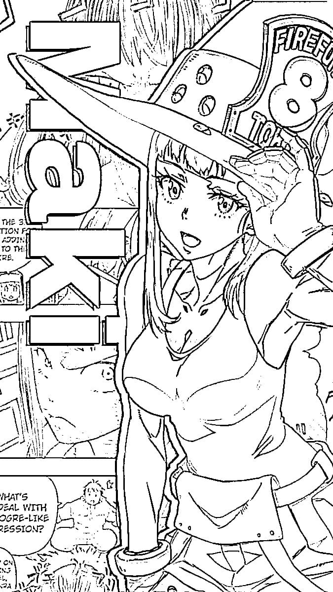 Coloriage Maki Oze Bon