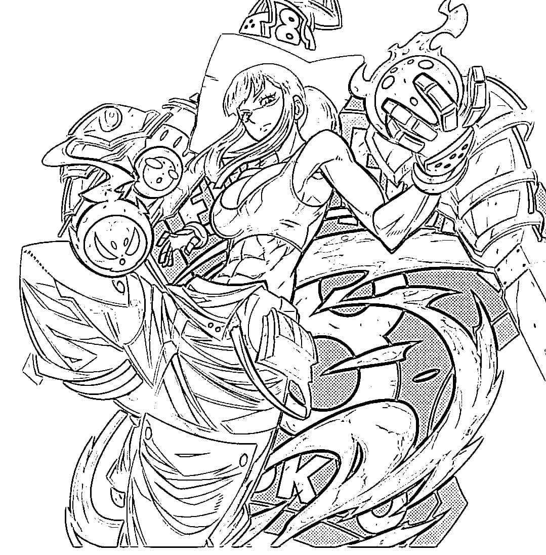 Coloriage Maki Oze Cool